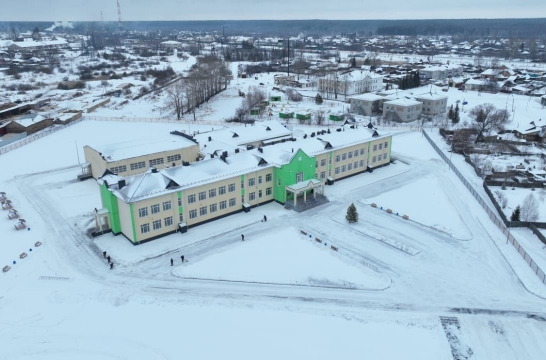 Новую школу открыли в поселке Красный Октябрь в Курганской области