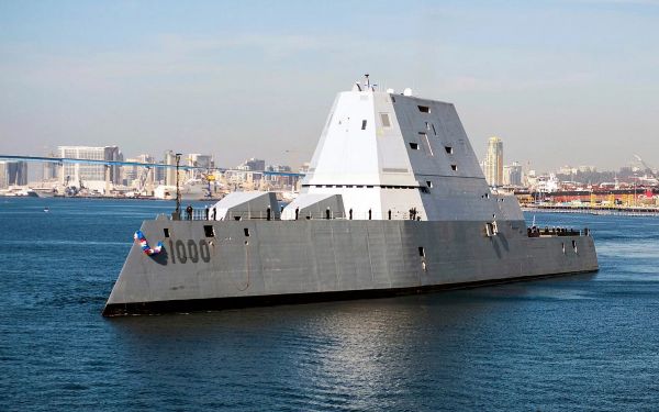 ВМС США пытаются перезапустить провальный проект эсминца Zumwalt с новым вооружением