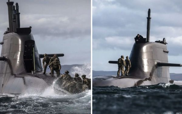 Британские коммандос прокатились на боевой субмарине во время совместных учений НАТО