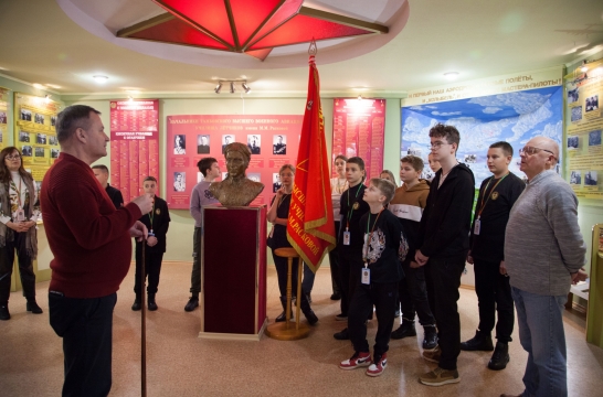 Белорусские школьники посетили тамбовский Многопрофильный кадетский корпус им. Л.С. Демина