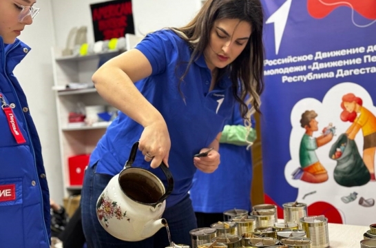 Движение Первых Республики Дагестан изготовило более тысячи окопных свечей для участников <span id=