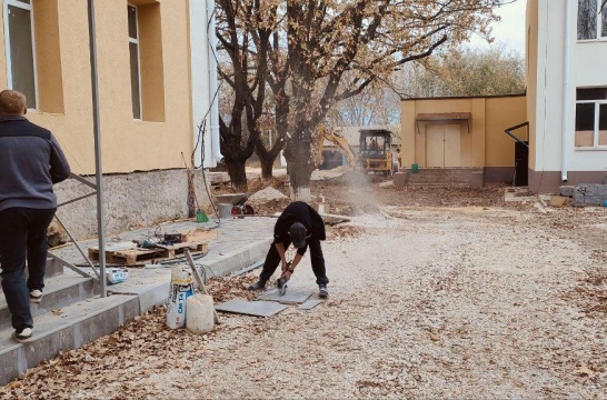 Краснодарский край проводит капитальный ремонт в Новотроицкой школе Херсонской области