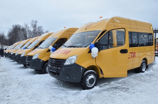 Удмуртская Республика получила 45 новых школьных автобусов