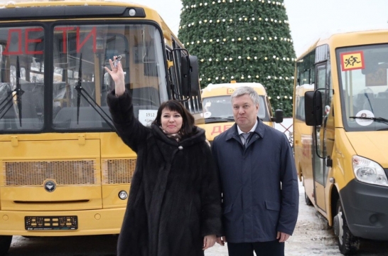 Ульяновская область получила 46 новых школьных автобусов