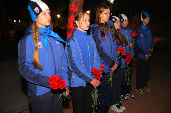 В &laquo;Артеке&raquo; прошла акция, посвященная героям Великой Отечественной войны