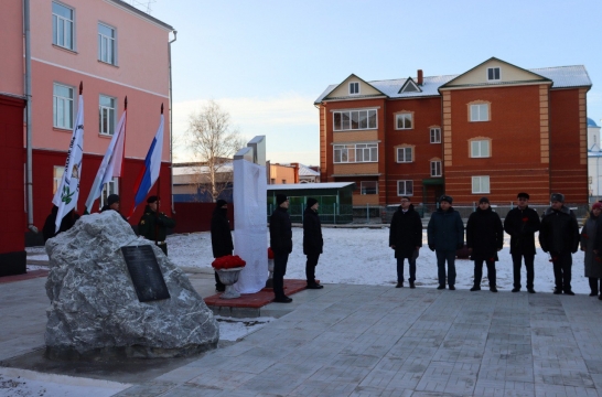 В Новосибирской области открылась памятная стела героям СВО